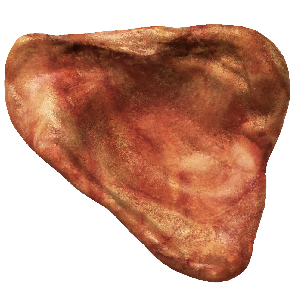 Pet Qwerks Pig Ear M - Nylon Varkensoor met Speksmaak voor Honden - afbeelding 2
