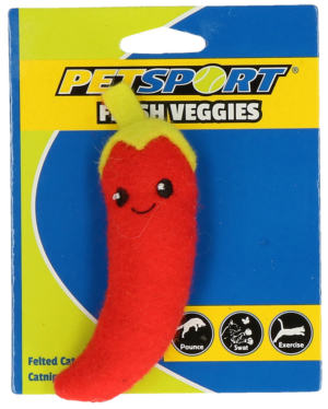 Petsport Fresh Veggies Spaanse peper - Speelgoed voor katten