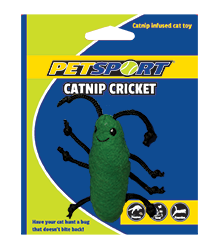 Petsport Catnip Cricket Groen - Speelgoed voor katten