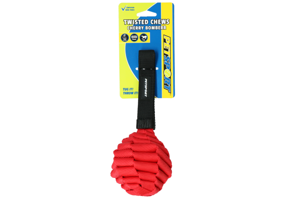 Petsport Twisted Chews - Cherry Bomberr - 35 cm - afbeelding 1