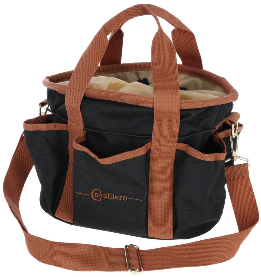 Covalliero Grooming Bag Zwart - Praktische verzorgingstas voor ruiters - afbeelding 1