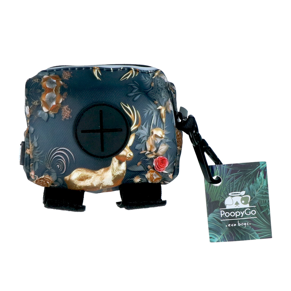 PoopyGo Eco Bag Edelhert Poepzakhouder met Ritssluiting - afbeelding 1