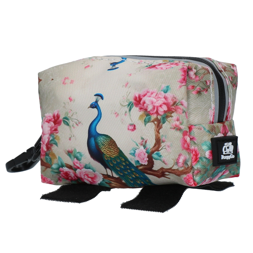 PoopyGo Eco Bag Pauw (Wit) - Handige poepzakhouder - afbeelding 2