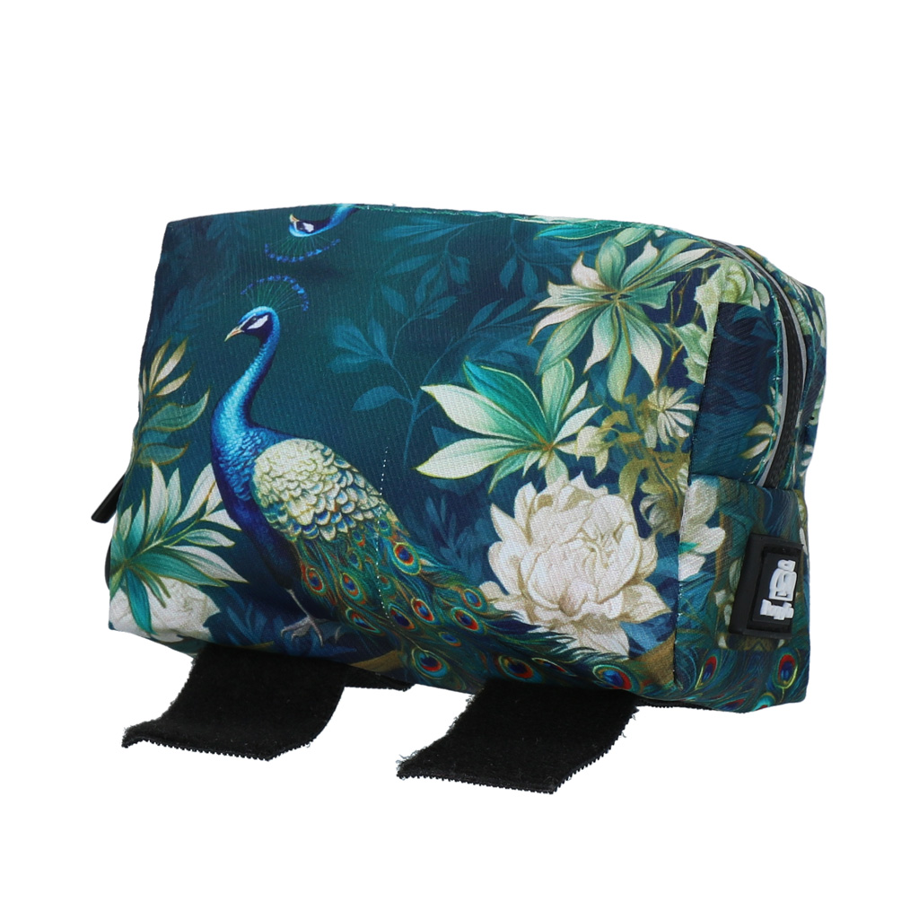 PoopyGo Eco Bag Pauw (Blauw) - Handige poepzakhouder - afbeelding 2