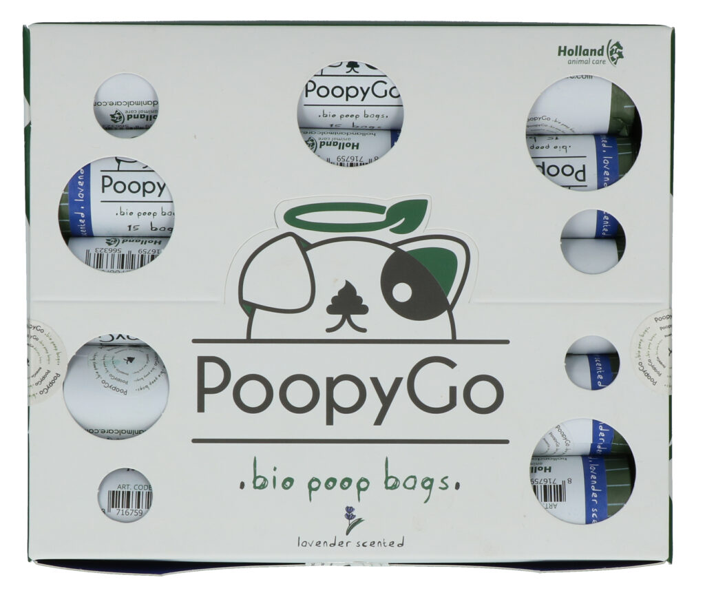 PoopyGo Eco friendly poepzakjes met lavendelgeur - 1 rol - afbeelding 4