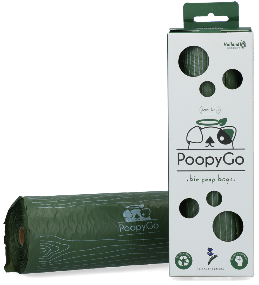 PoopyGo Eco vriendelijke Tissue Box Lavendelgeur (300 st) - afbeelding 1