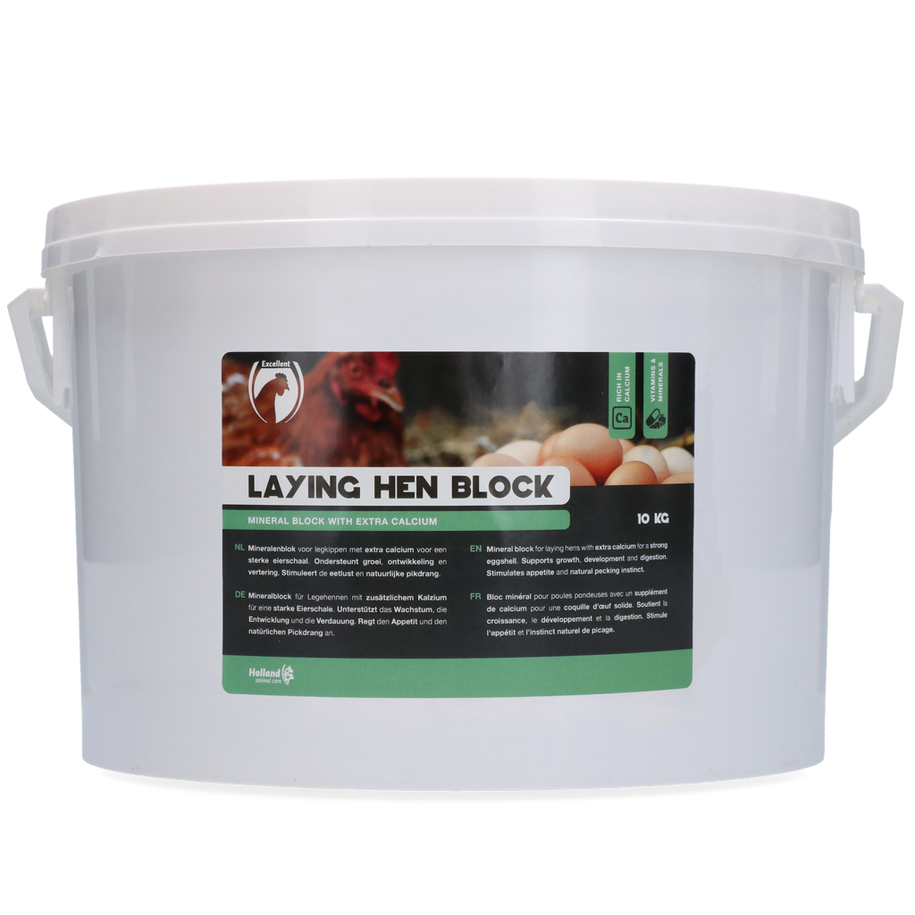 Excellent Legkippen Blok 10 kg - Rijk aan Calcium voor Sterke Eierschalen - afbeelding 1