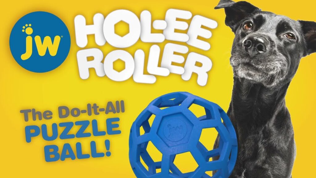 JW Hol-ee Roller Jumbo - 19 cm - Natuurlijk rubber hondenspeelgoed - afbeelding 2