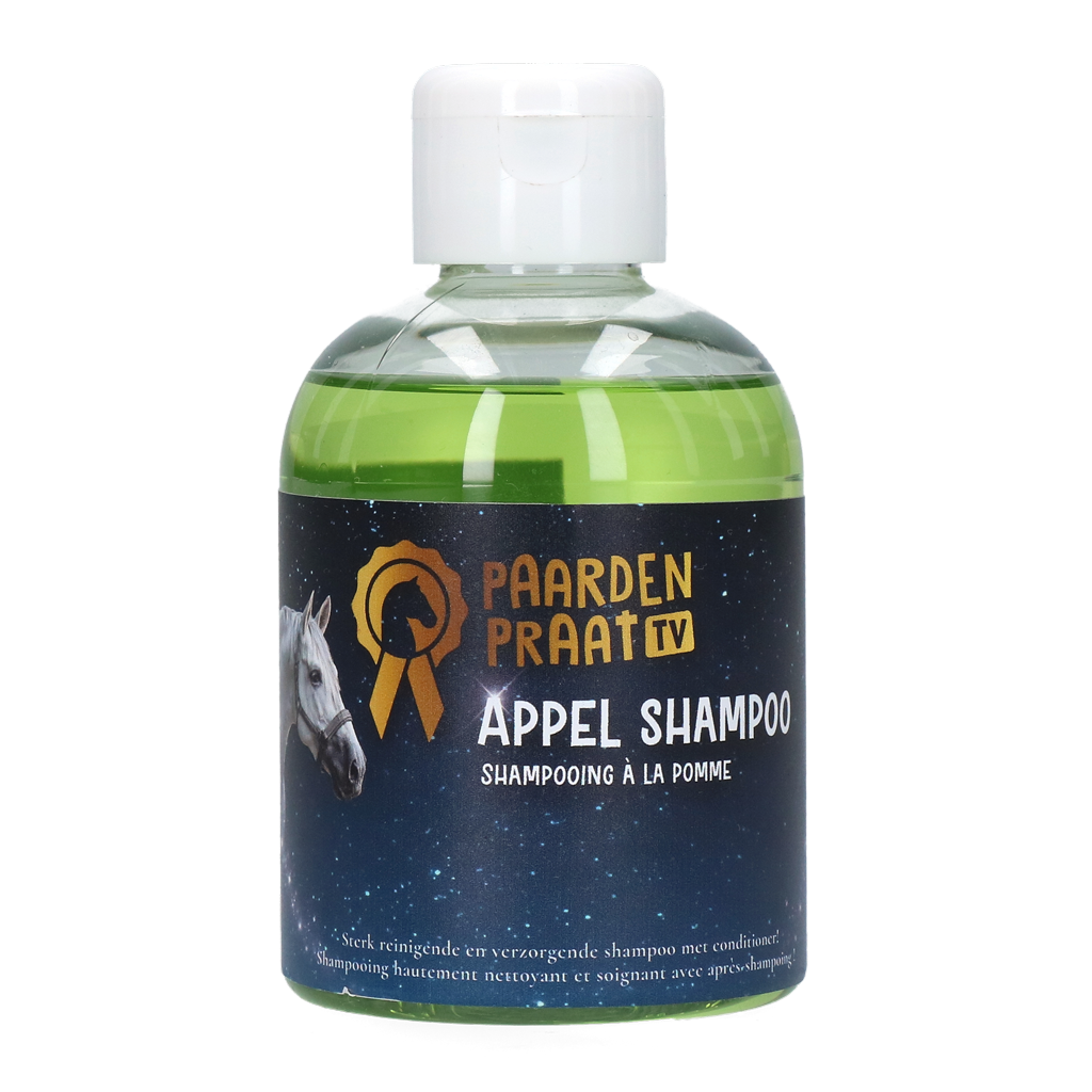 Paardenpraat TV Shampoo Appel 250 ml - Verzorgende Shampoo voor Paarden - afbeelding 1