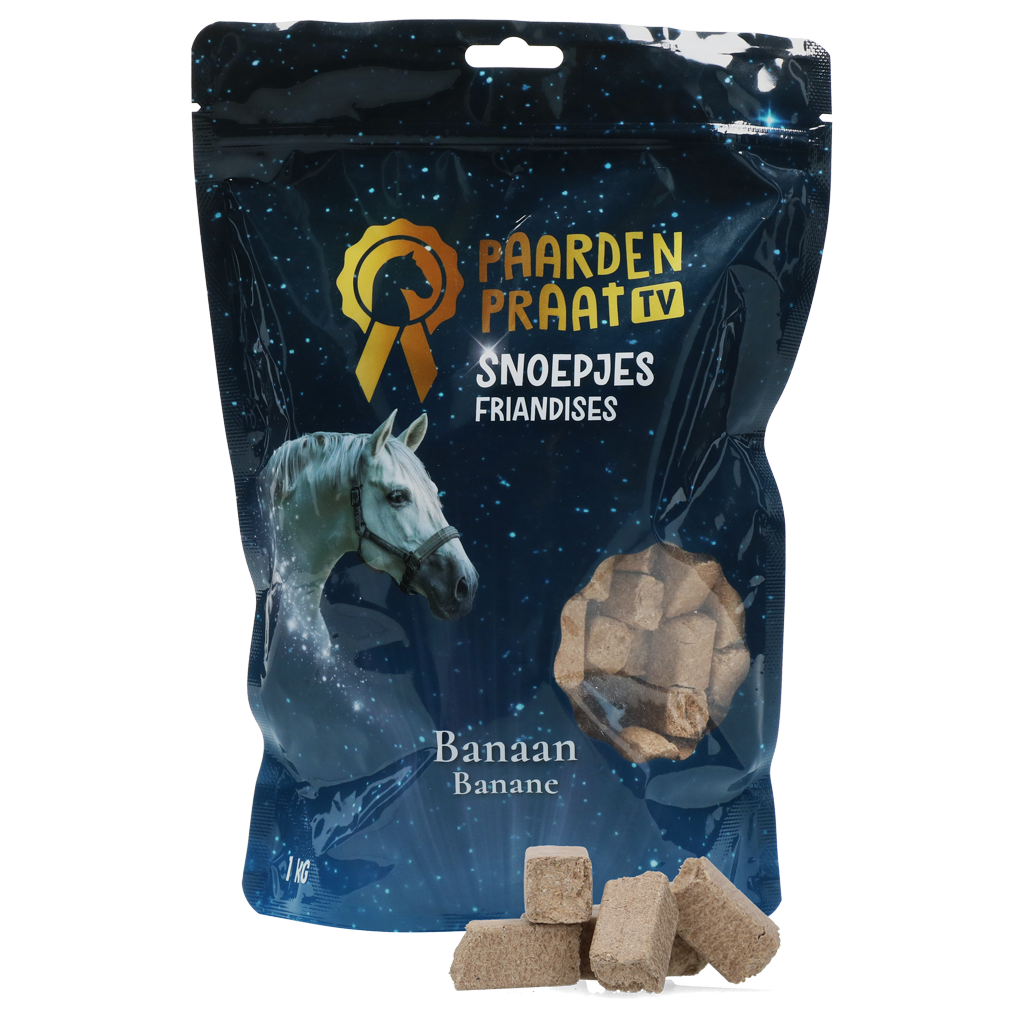 Paardenpraat TV Snoepjes Banaan 1 kg