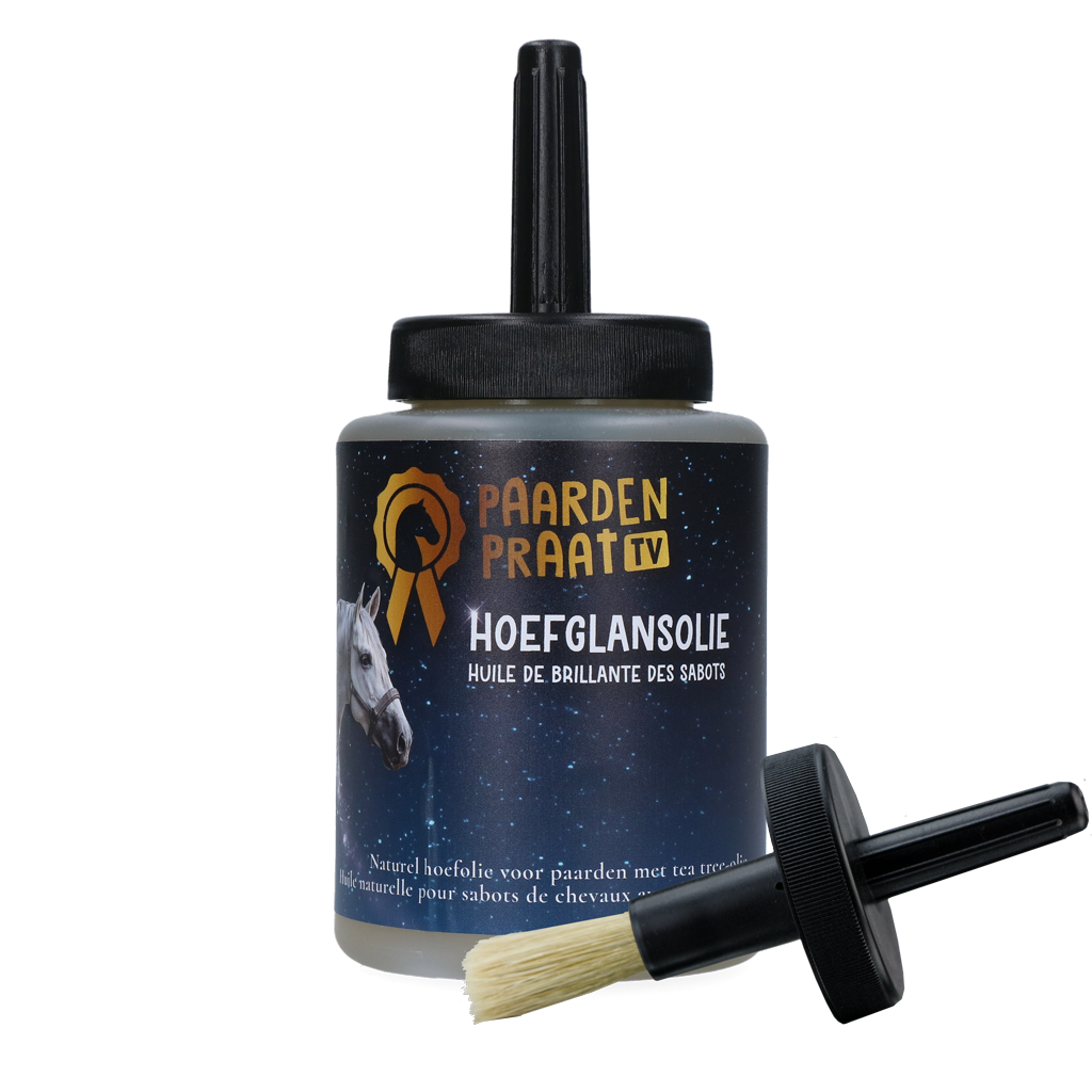 Paardenpraat TV Hoefglansolie 500 ml met tea-tree olie - afbeelding 1