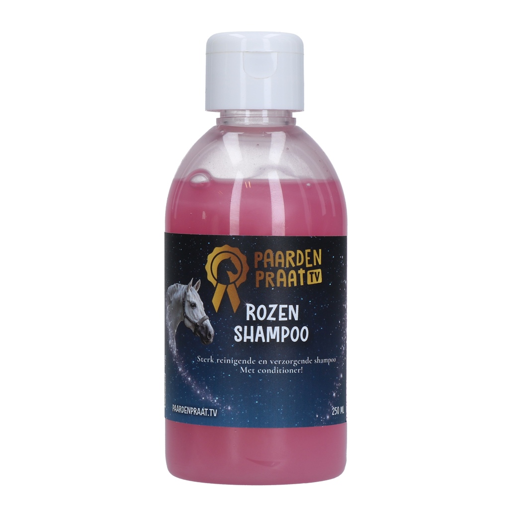 Paardenpraat TV Shampoo Rozen 250 ml - Verzorgende Shampoo voor Paarden - afbeelding 1