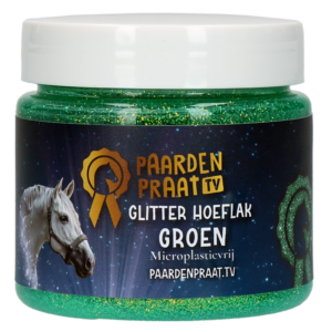 Paardenpraat TV Glitter Hoeflak Turquoise - Stralende hoeven