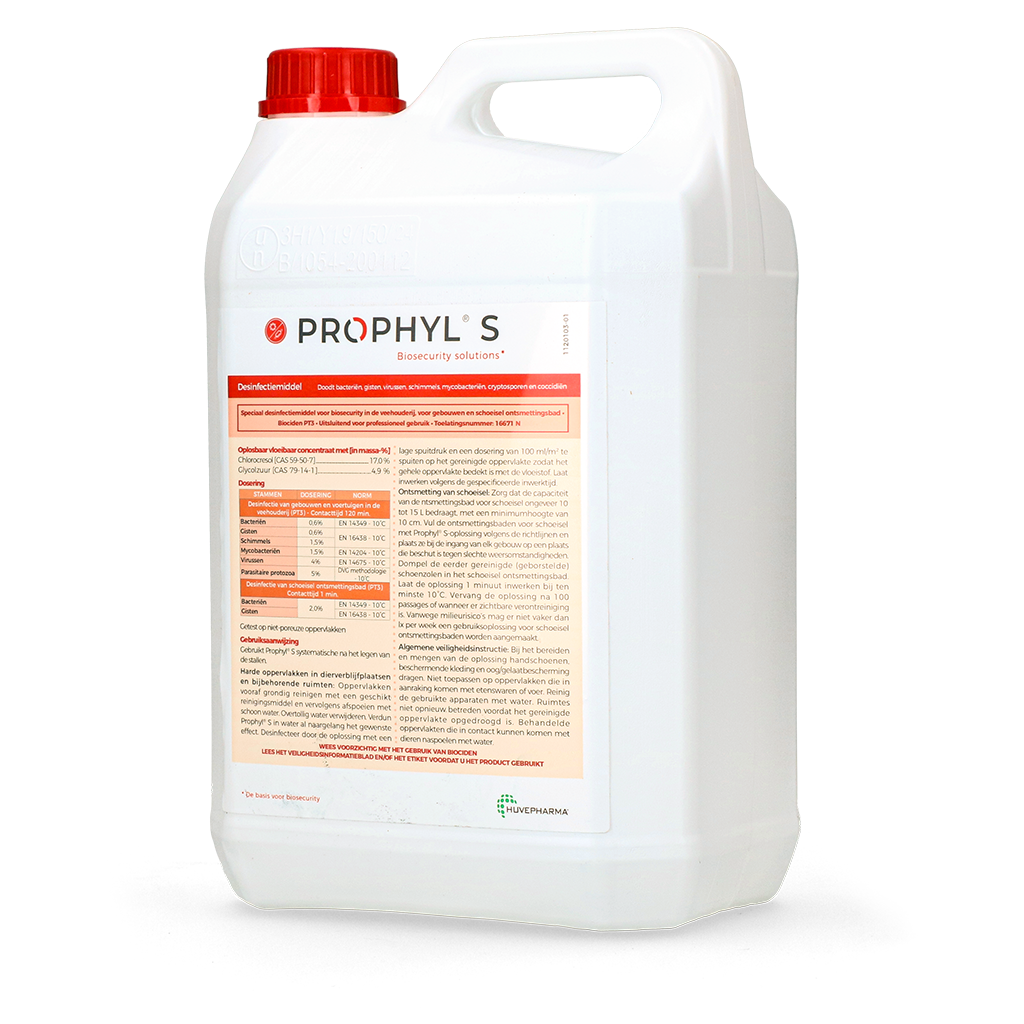 Prophyl S 5 L - Ontsmettingsmiddel voor Bioveiligheid op de Boerderij