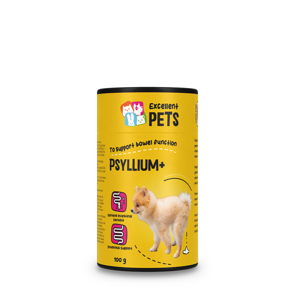 Excellent Pets Dog Psyllium+ 100 g - Supplement voor honden - afbeelding 1