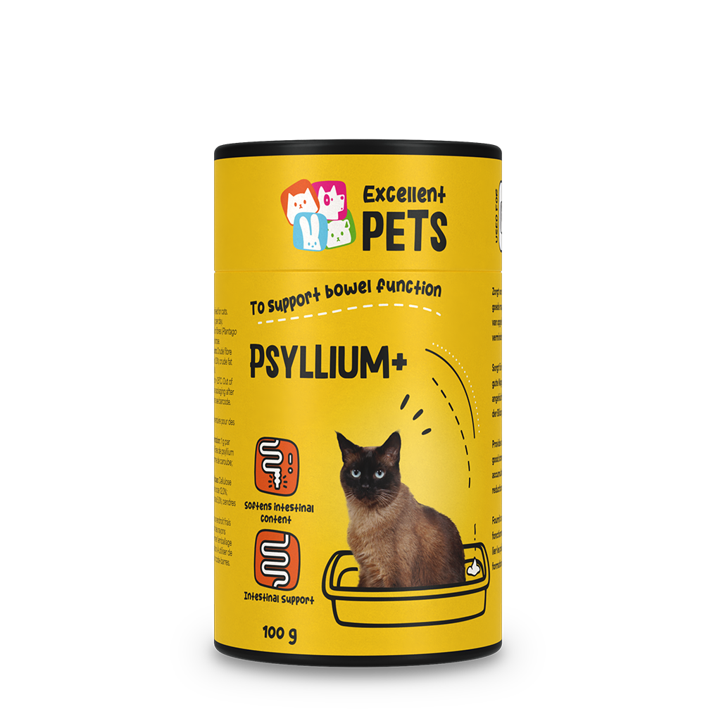 Excellent Pets Cat Psyllium+ 100 g - Supplement voor Katten - afbeelding 1