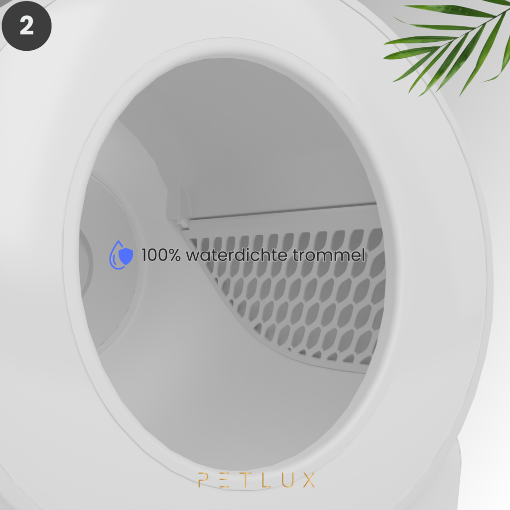 Petlux V3 Automatische Kattenbak Wit - Ruim en Comfortabel - afbeelding 4