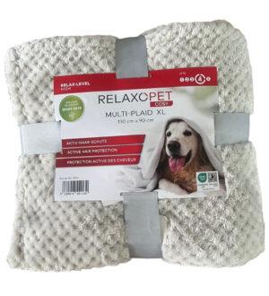 RelaxoPet Cosy Multi-Plaid XL - Grijs - 150 x 90 cm