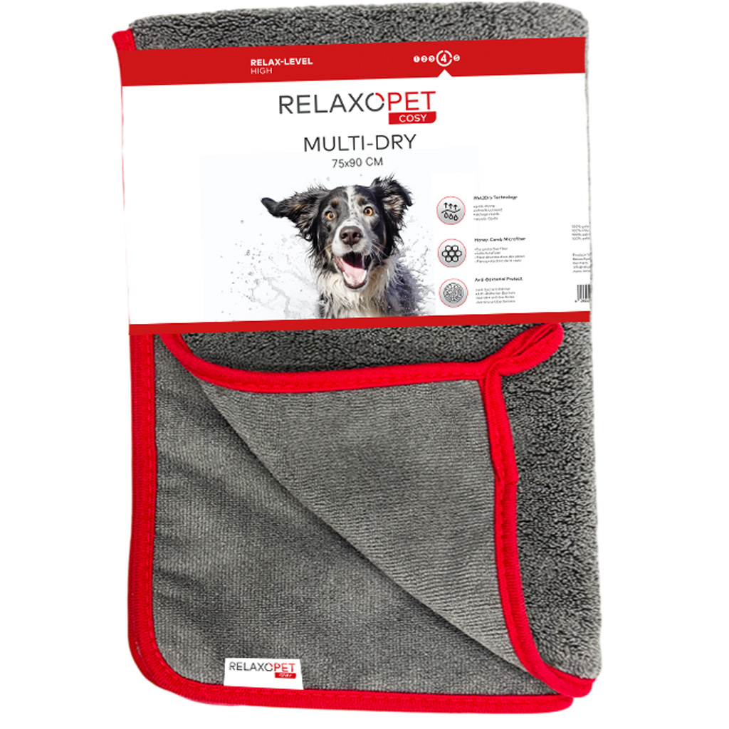 Relaxopet Cosy Multi-Dry Original Microvezel Handdoek voor Honden