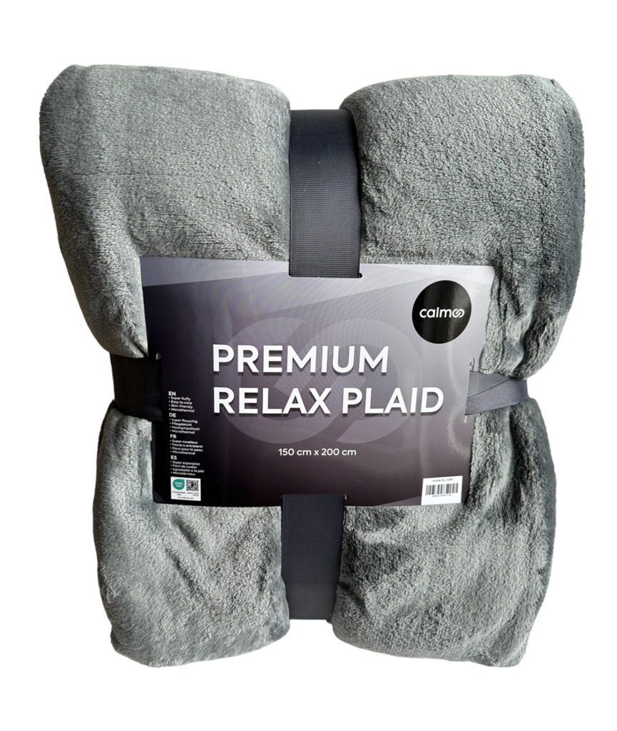 Calmoo Relax Plaid 150 x 200 cm van zacht polar fleece - afbeelding 1