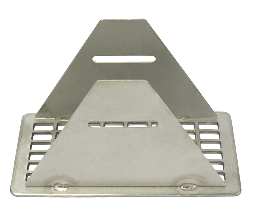 RenoFix RVS Renovatierooster 5 x 10,5 cm voor kruipruimteventilatie - afbeelding 2