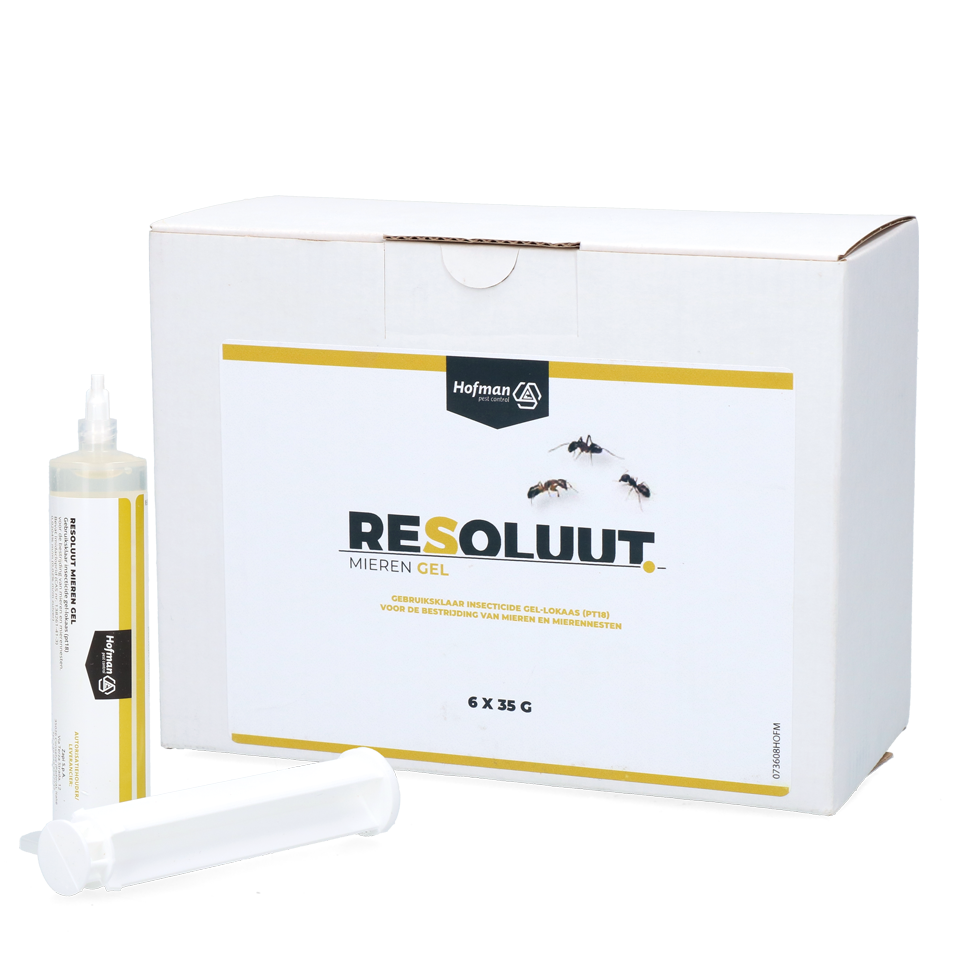 Resoluut Mieren Gel 6 x 35 g - Voor effectieve bestrijding van mieren - afbeelding 1