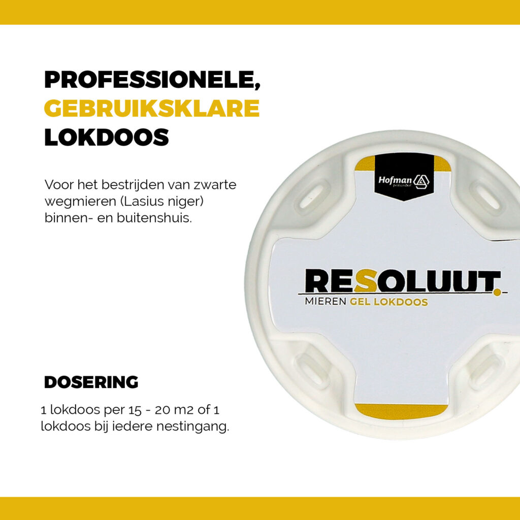 Resoluut Mieren Gel Lokdoos 20 stuks - Voor het bestrijden van zwarte wegmieren - afbeelding 5