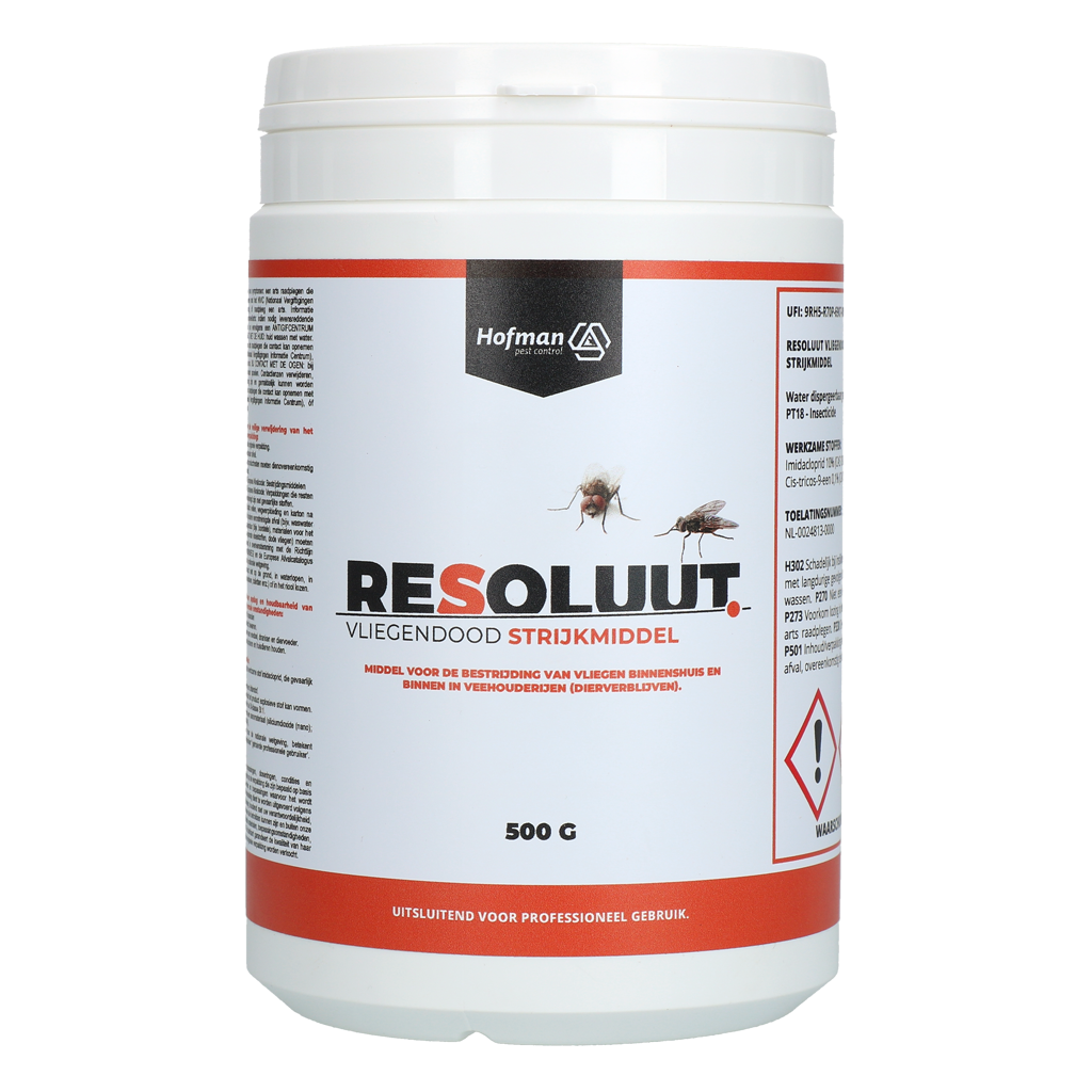 Resoluut Vliegendood Strijkmiddel 500 g - Insecticide tegen vliegen