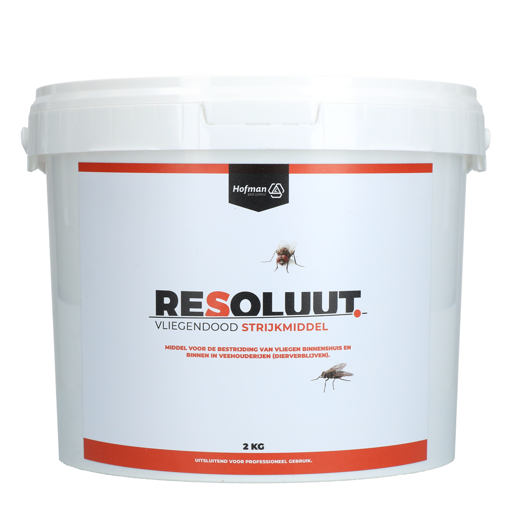 Resoluut Vliegendood Strijkmiddel 2 kg - Insecticide tegen vliegen