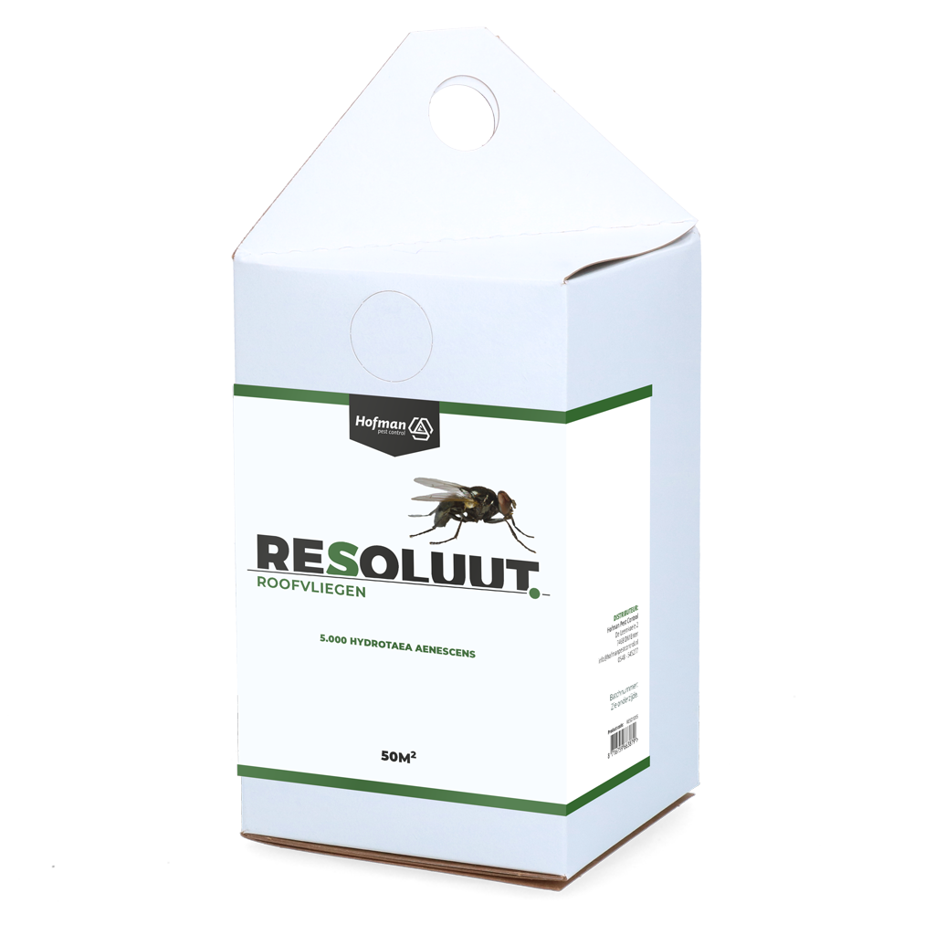 Resoluut Roofvliegen 50m2 - Biologische Vliegenbestrijding