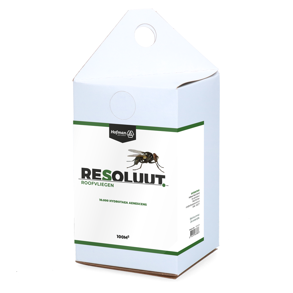 Resoluut Roofvliegen 100m2 - Biologische Vliegenbestrijding