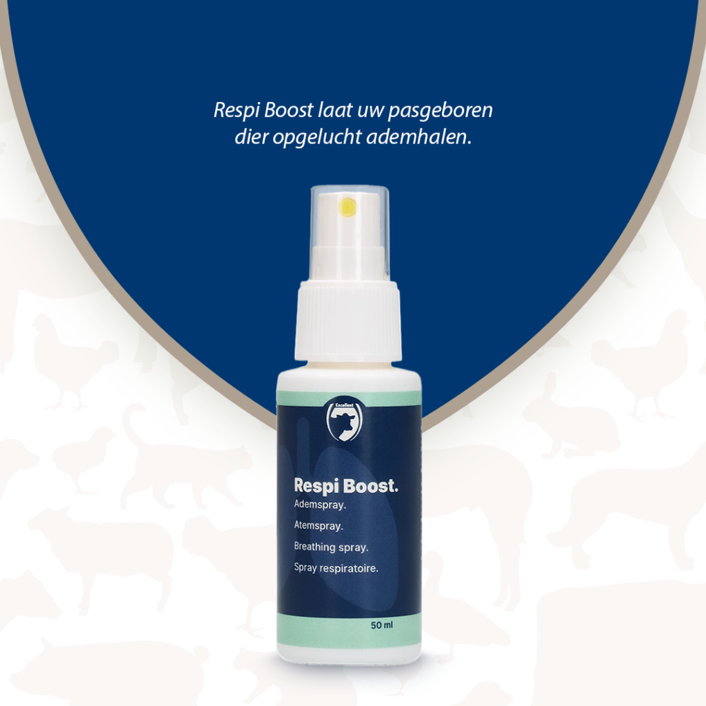 Excellent Respi Boost (Ademspray) 50 ml voor pasgeboren dieren - afbeelding 2