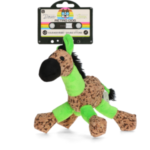Retro Dog Donkey Groen S - Speelgoed voor Honden