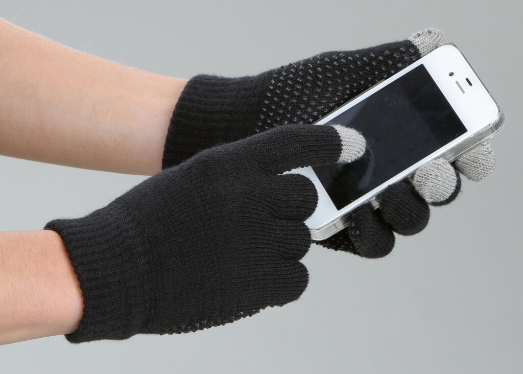 Rijhandschoen Magic Touch zwart 1size4all - afbeelding 2