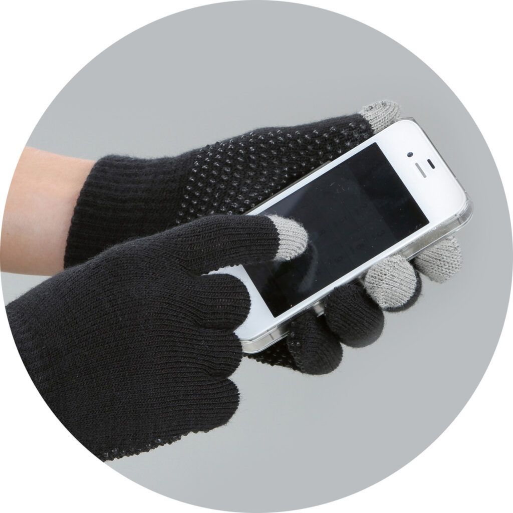 Rijhandschoen Magic Touch zwart 1size4all - afbeelding 3