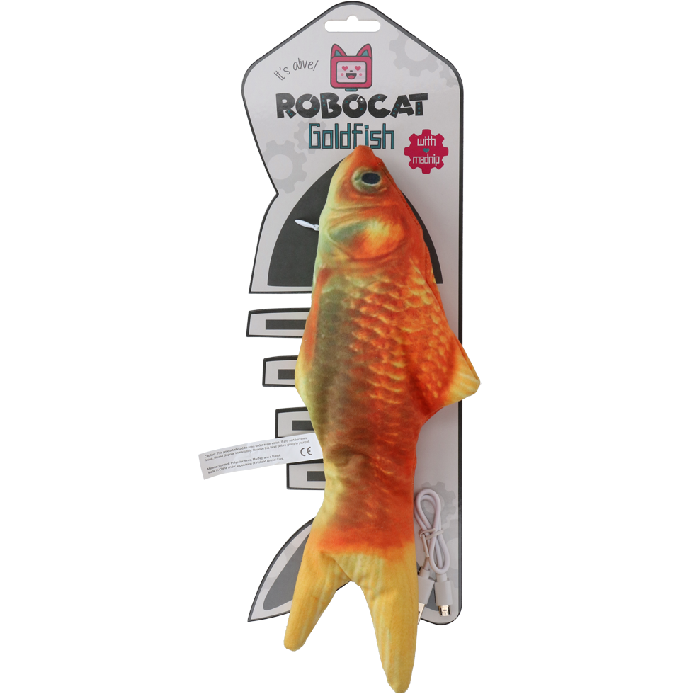 Robocat Goudvis - Speelgoed voor katten met MADNIP - afbeelding 1