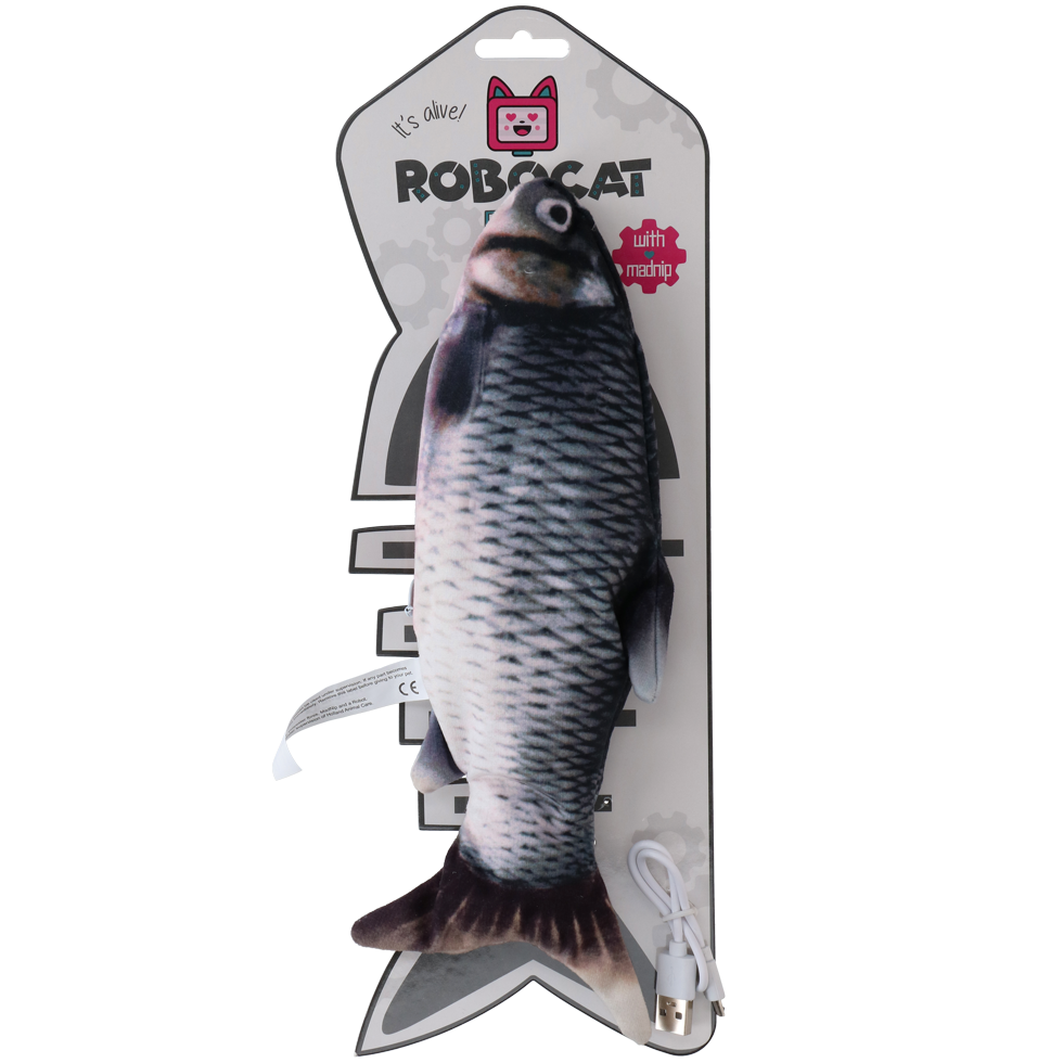 Robocat Karper - Realistische vis voor katten, 30 cm - afbeelding 1