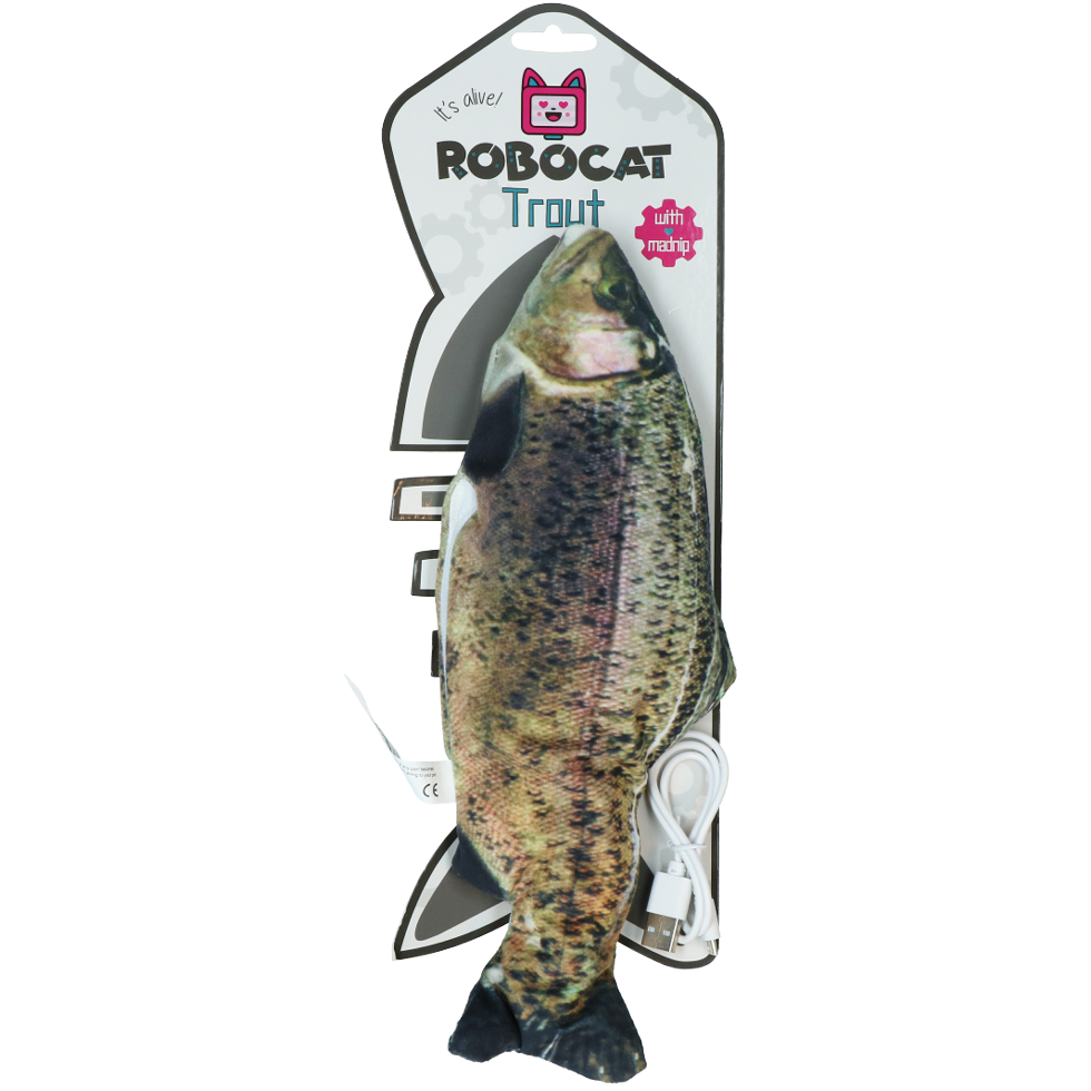 Robocat Forel - Realistische bewegende vis voor katten - afbeelding 1