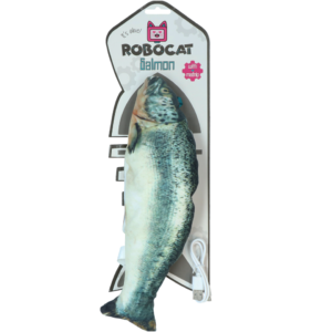 Robocat Zalm - Bewegende vis voor katten met MADNIP