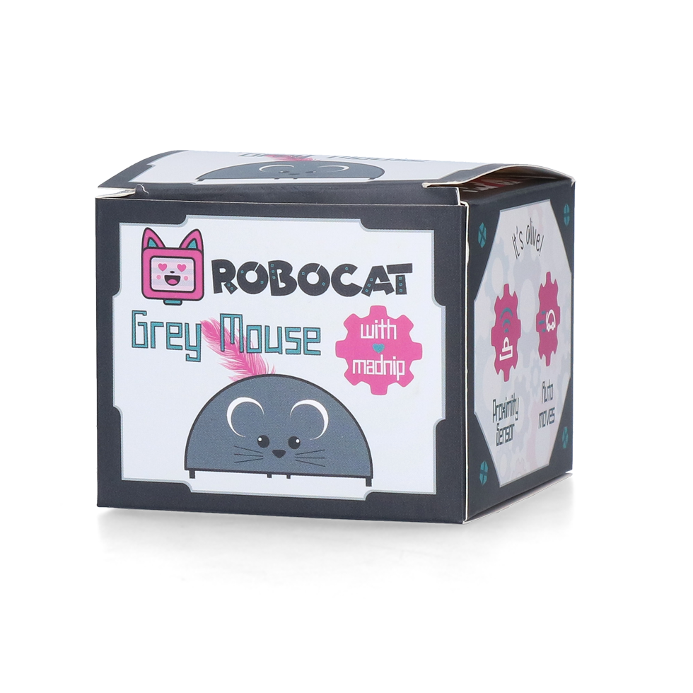 Robocat Muis Grijs - Interactief Speelgoed voor Katten - afbeelding 4
