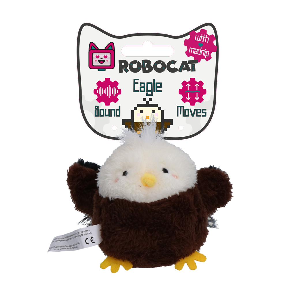 Robocat Adelaar Bewegend Kattenspeeltje met Madnip - afbeelding 1