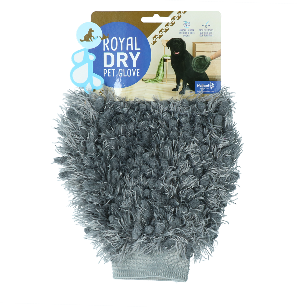 Royal Dry Handschoen & Haarverwijderaar voor Honden - afbeelding 1