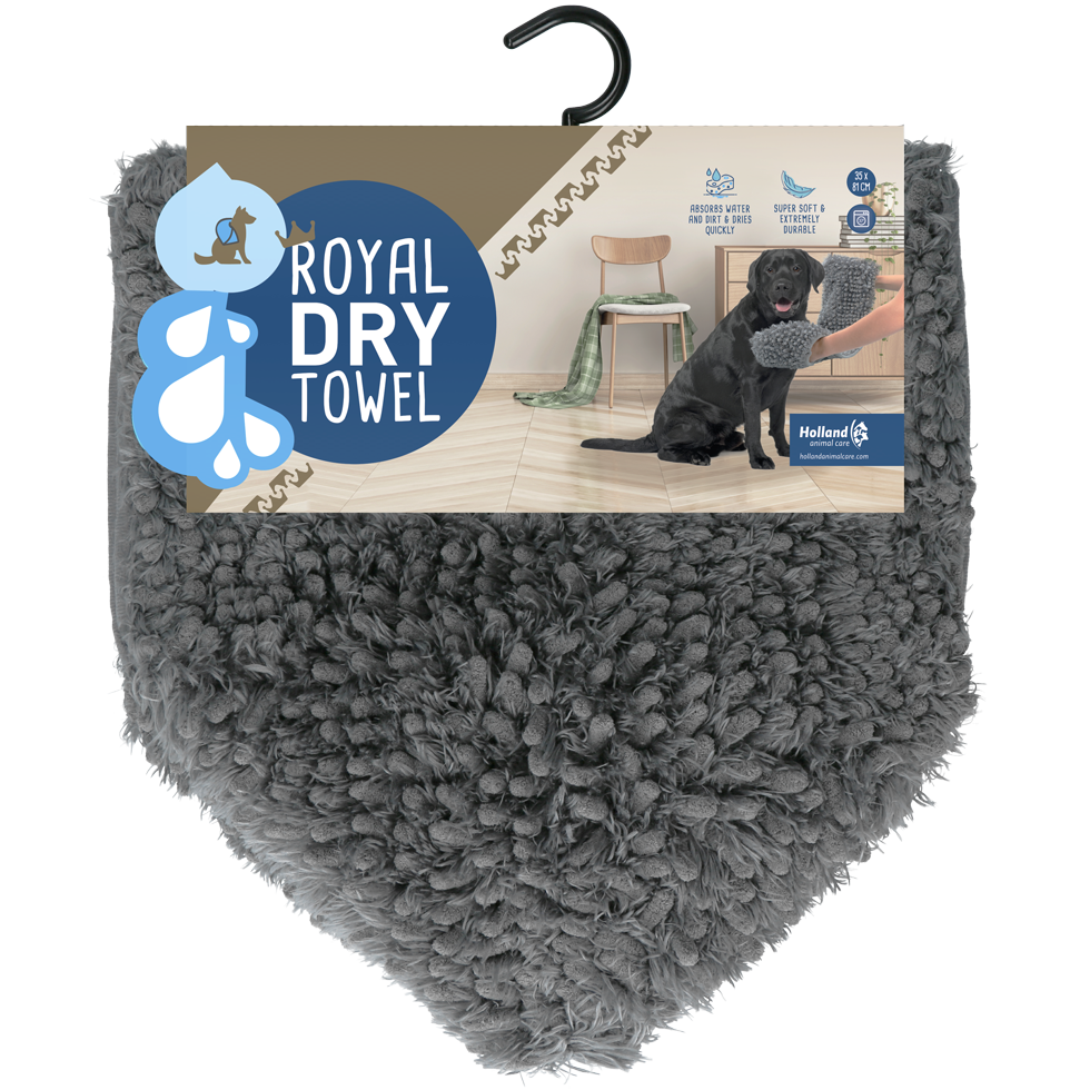 Royal Dry Handdoek Voor Honden - Microvezel, 35 x 81 cm - afbeelding 1