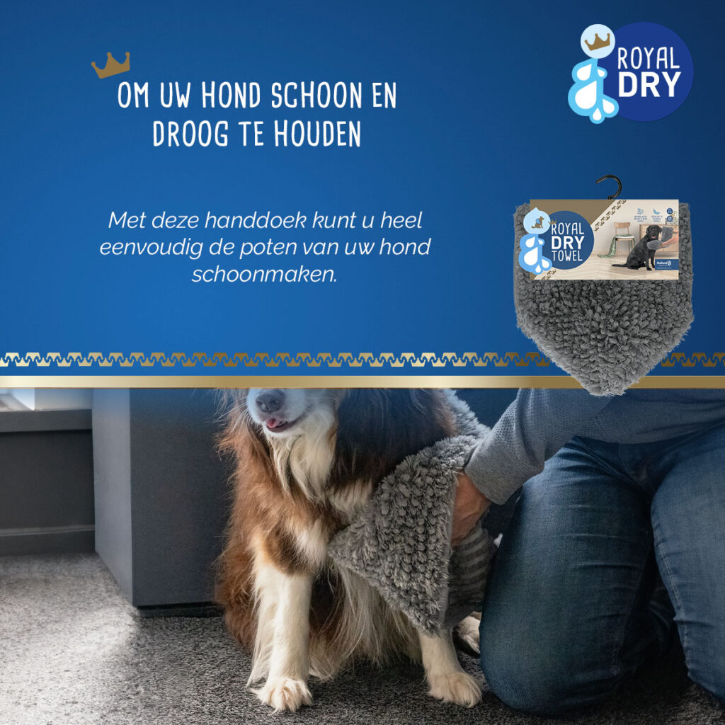 Royal Dry Handdoek Voor Honden - Microvezel, 35 x 81 cm - afbeelding 5
