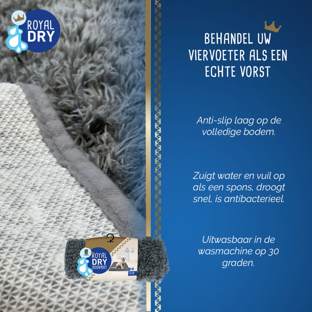 Royal Dry Deurmat Voor Honden M - 66 x 91 cm - afbeelding 3