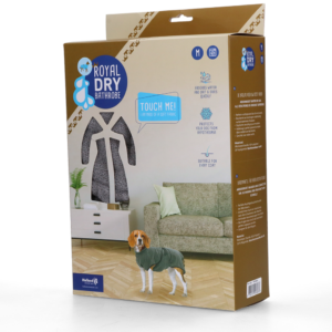 Royal Dry Badjas Voor Honden M - Absorberend en Zacht