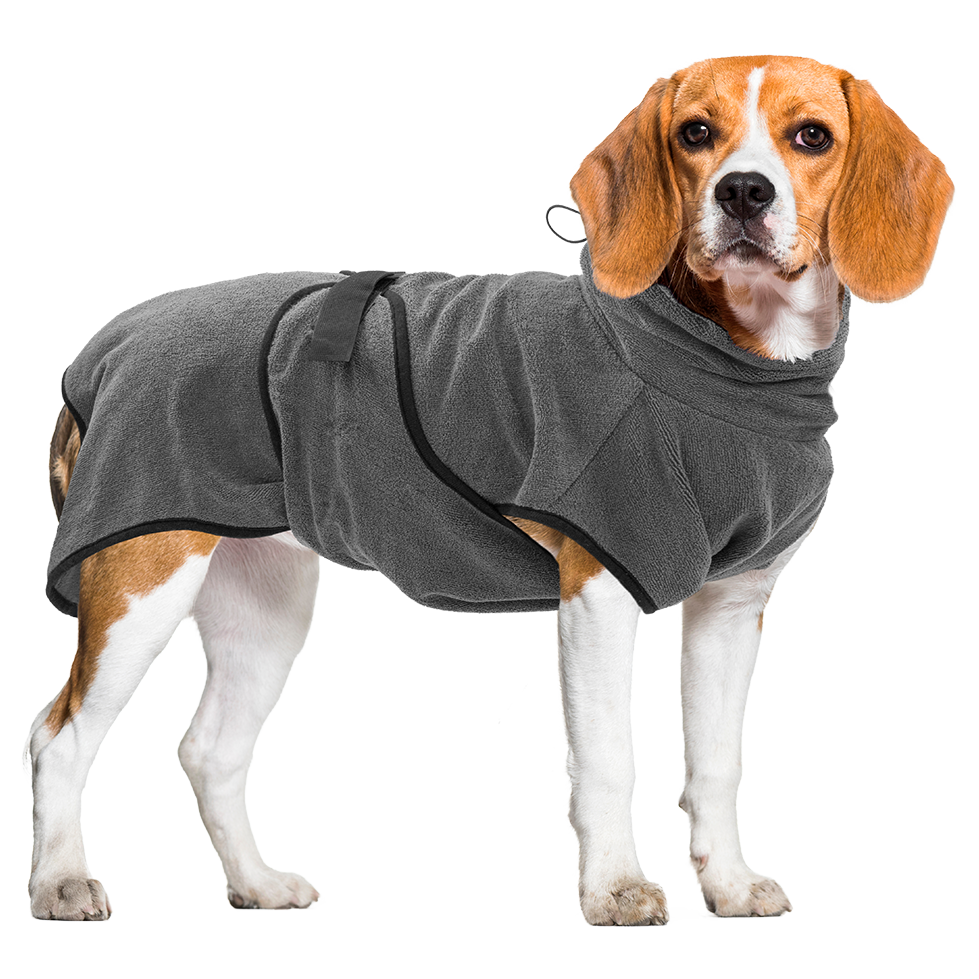 Royal Dry Badjas Voor Honden M - Absorberend en Zacht - afbeelding 2