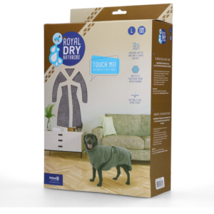 Royal Dry Badjas Voor Honden L - Super absorberend en zacht
