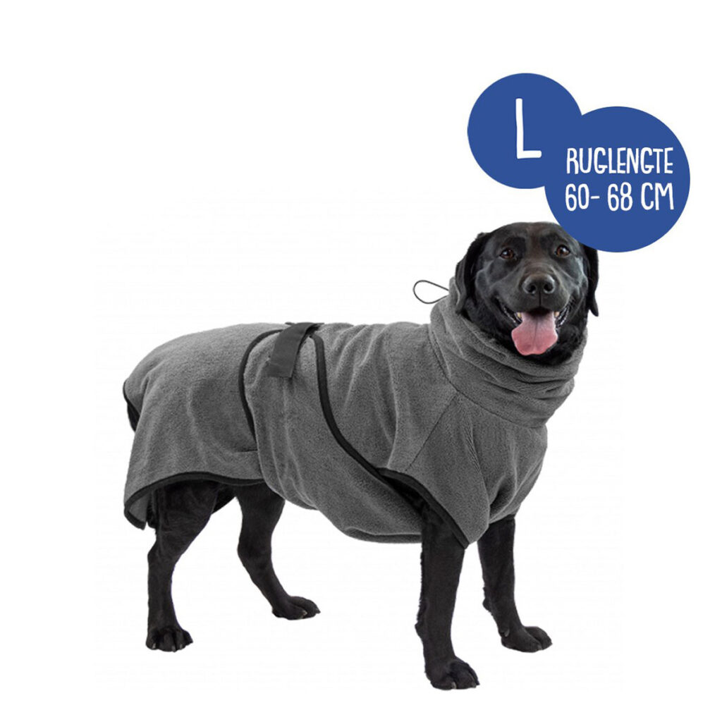 Royal Dry Badjas Voor Honden L - Super absorberend en zacht - afbeelding 2
