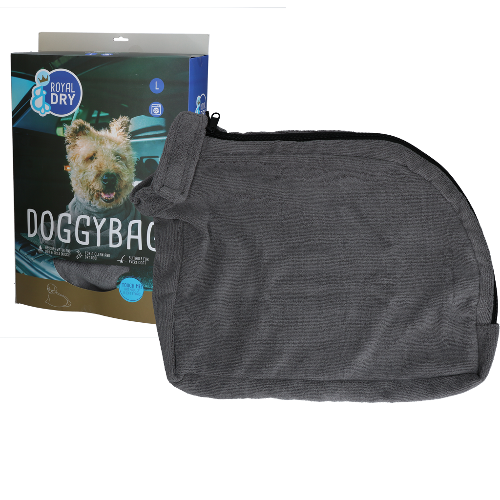 Royal Dry Doggy Bag Droogzak L - Super absorberend voor honden - afbeelding 1